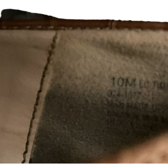 Liz Claiborne Brown Almond Toe Croc Slip On Loafer Shoe Size 10 - Picture 9 of 10